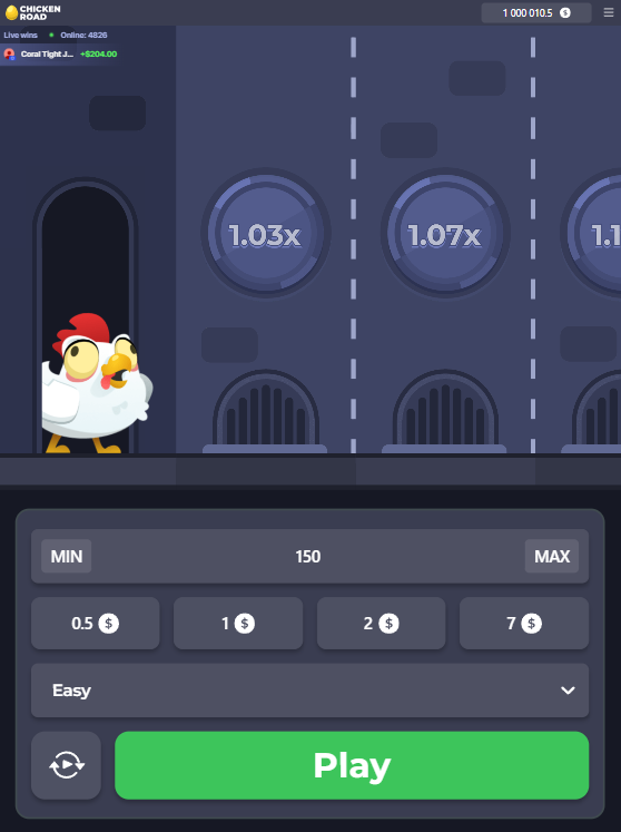 Easy Chicken Road Game Level